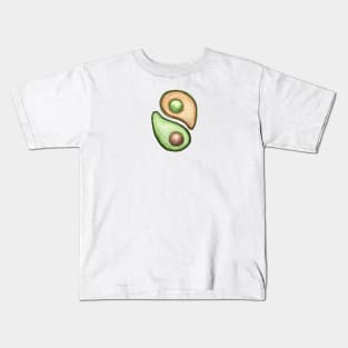 avocado yin yang Kids T-Shirt